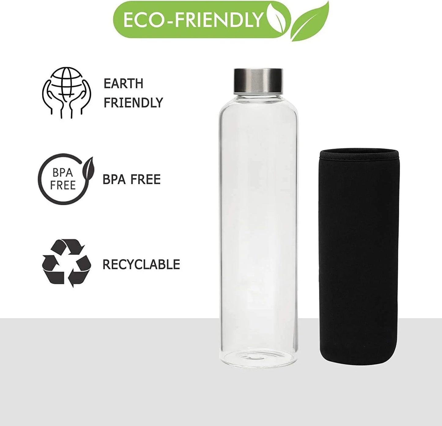 Glass Bottle with Sleeve 1000ml